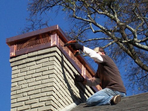 Chimney Cap Installation by Advanced Chimney Sweeps in Marietta GA