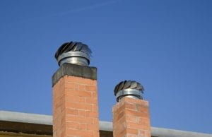 rain pans protect chimney in Roswell Georgia